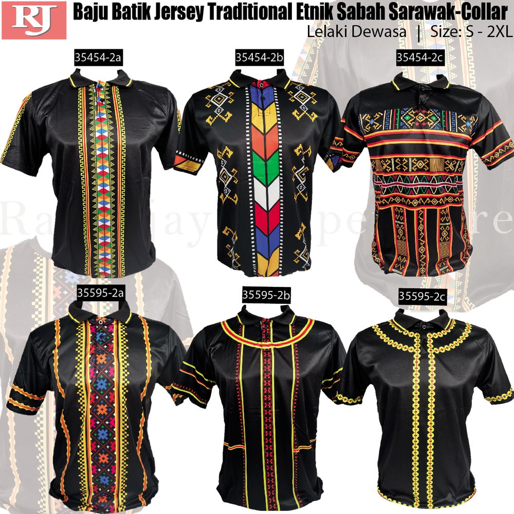 HOT Wholesale Baju  batik  jersey traditional etnik  sabah 