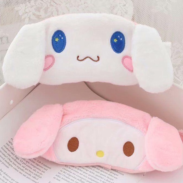 Cute Cinnamoroll Melody Women Soft Sleep Travel Aid Mask Eye Shade ...