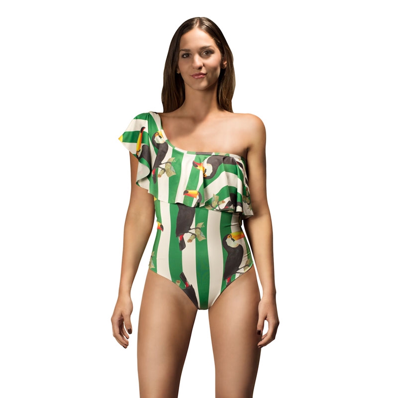 girl's one piece swimsuit with shorts