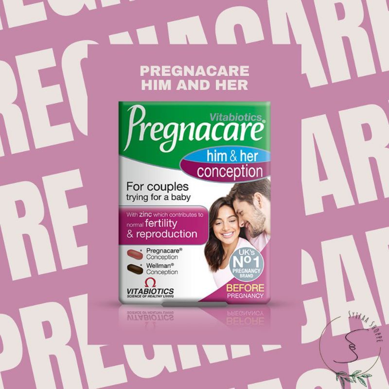 Readystock Vitabiotics Pregnacare Him Her Conception Wellman Shopee Malaysia