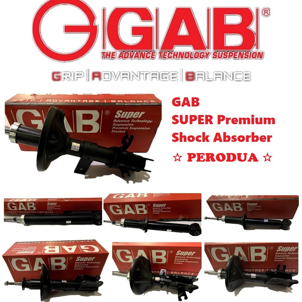 GAB SUPER Premium Shock Absorber - Perodua MYVI / MYVI 