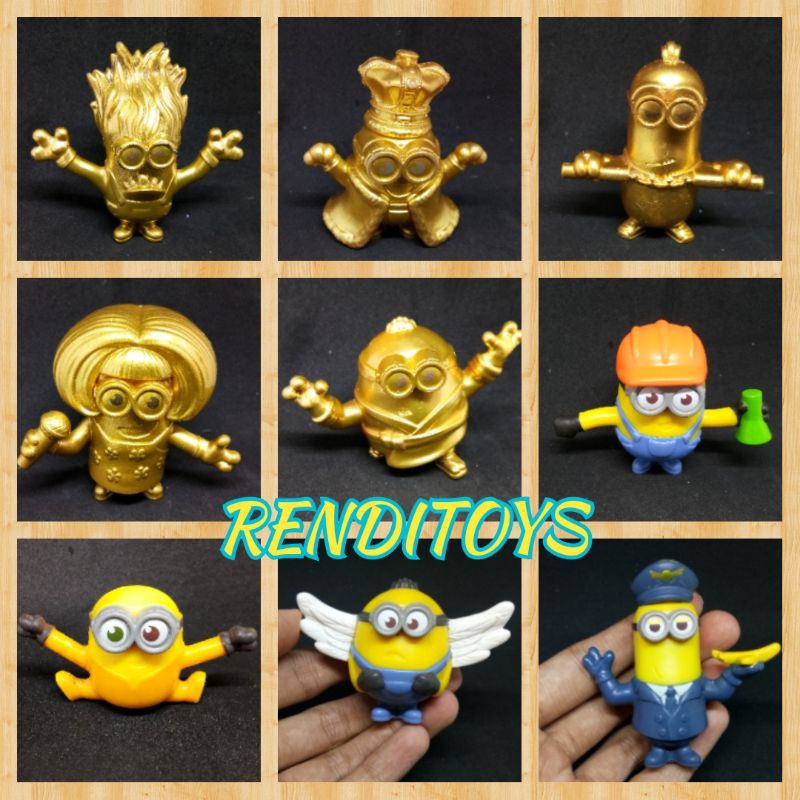 Happy Meal Mcd Mcdonald Mcdonald Mcdonald S Mcdonald Minions Toys The Rise Of Gru Gold