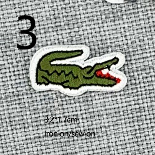 Lacoste patch logo badge armband Embroidered Patches | Shopee Malaysia