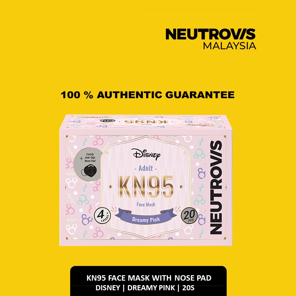 NEUTROVIS KN95 Neutrovis Face Respirator | Disney Edition | Dreamy Pink | 20s