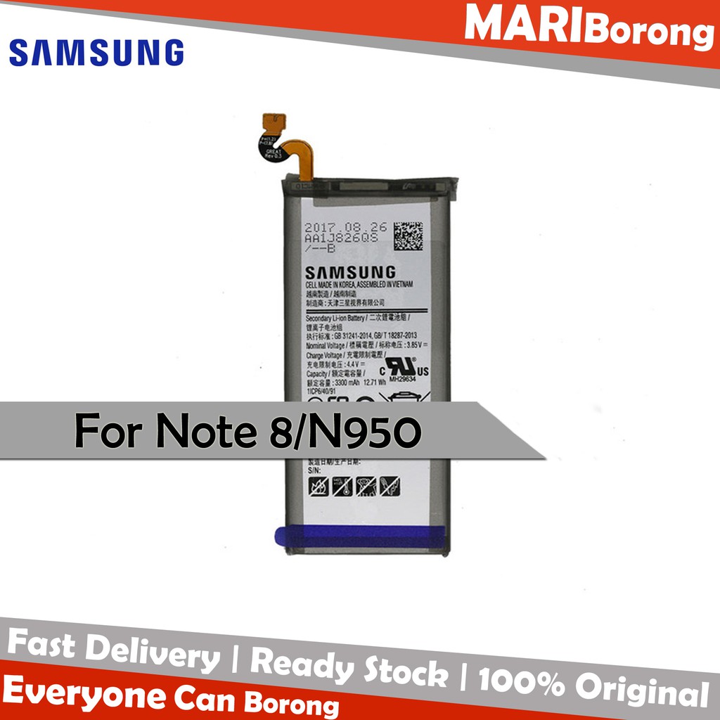 Samsung Galaxy Note 8 N950 Original 3300mah Battery Replacement