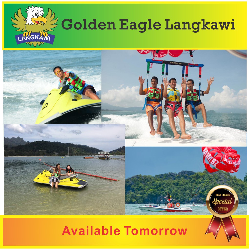 Langkawi Paradise 101 Island - Jet Ski Experience & Parasailing Sensation