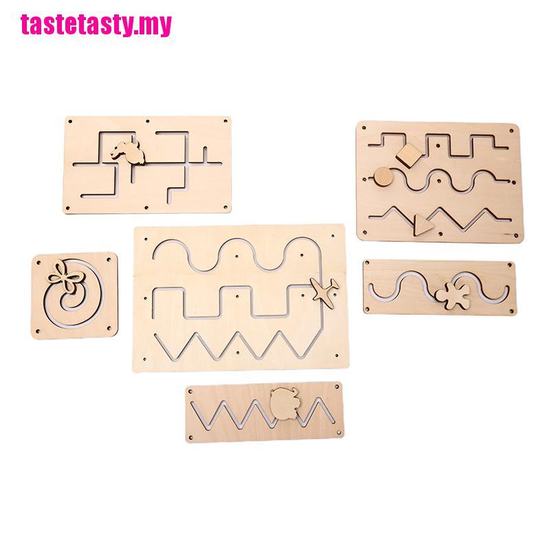Durable Essential TasteBusy Board DIY Track Toys Baby Montessori Sensory Activity Access Have - Image 5