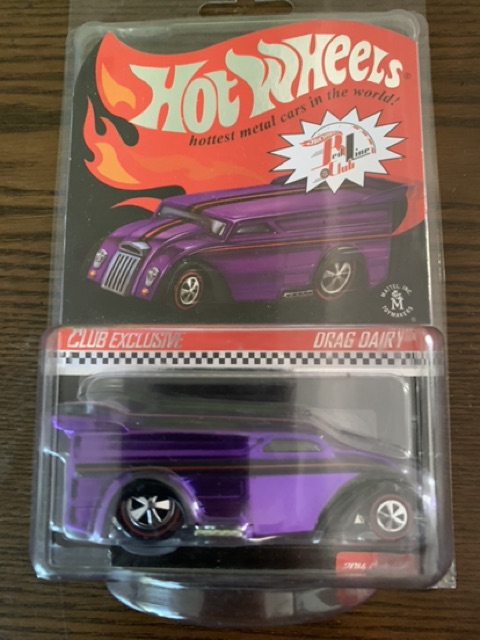 Hot Wheels RLC 2016 Drag Dairy Collector Edition Diecast Car - Limited Release Model