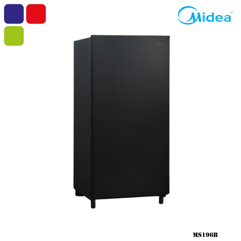 Midea Fridge 1 Door Refrigerator 156l Black Color Ms196b 5 Years Warranty Shopee Malaysia