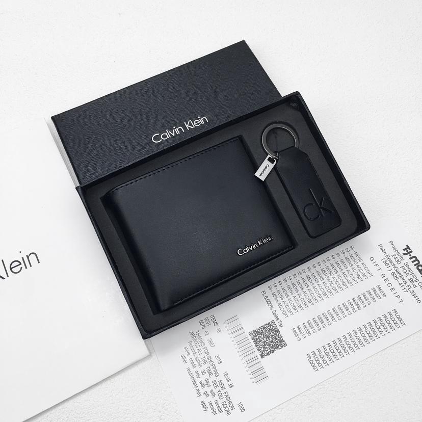 leather wallet calvin klein