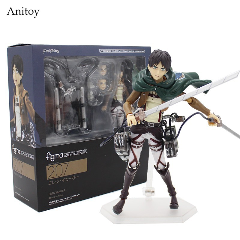 Anime Figma 207 Attack On Titan Eren Jaeger Shopee Malaysia - eren wolf roblox