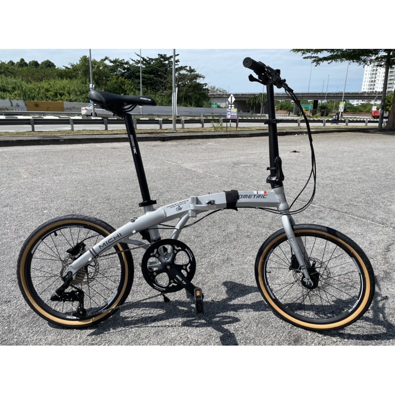 geometric folding bike