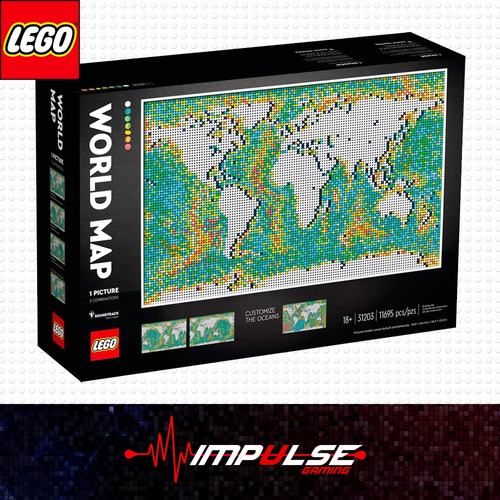 Lego 313 Picture World Map Shopee Malaysia