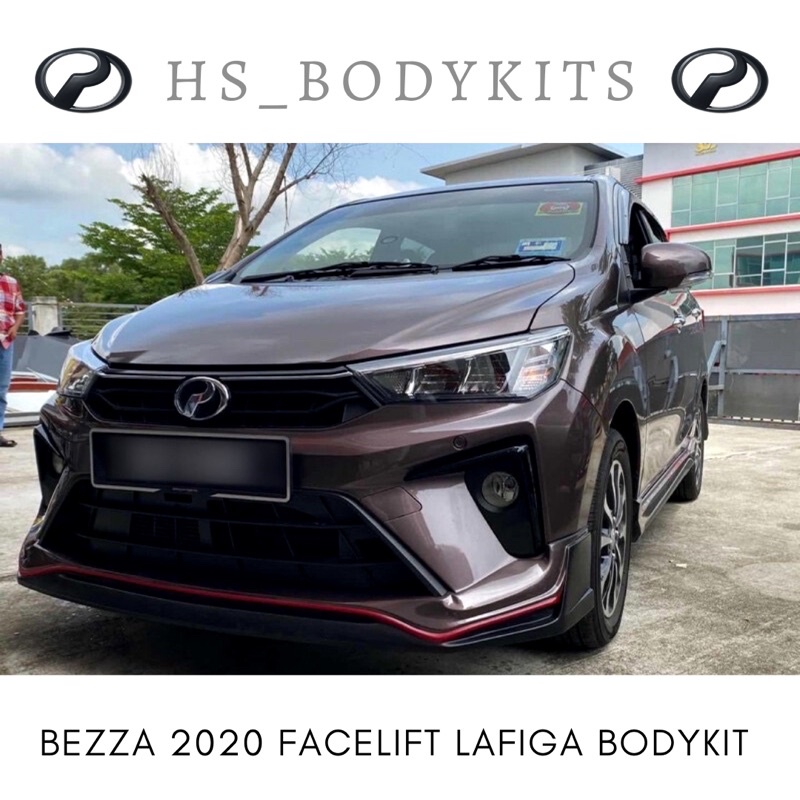 Perodua Bezza 2020 Facelift Lafiga Bodykit Shopee Malaysia