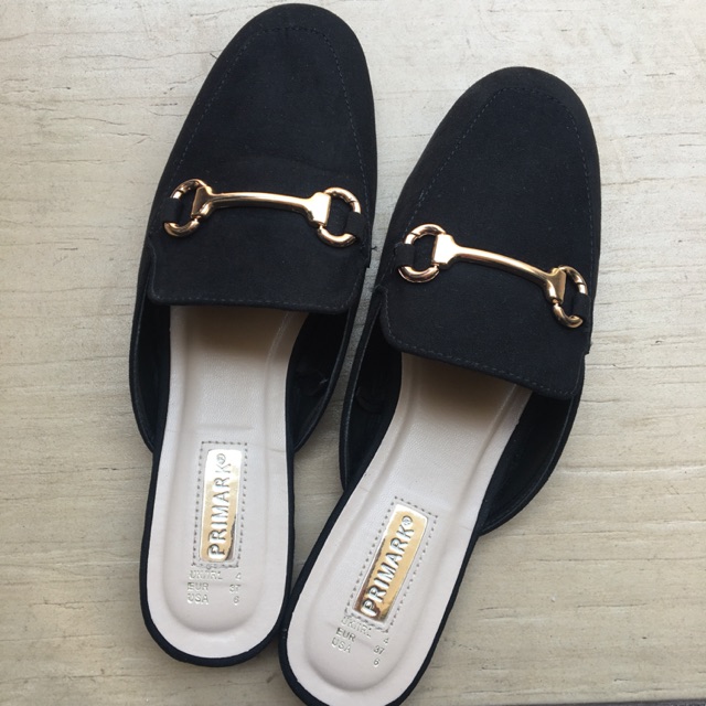 black flat shoes primark