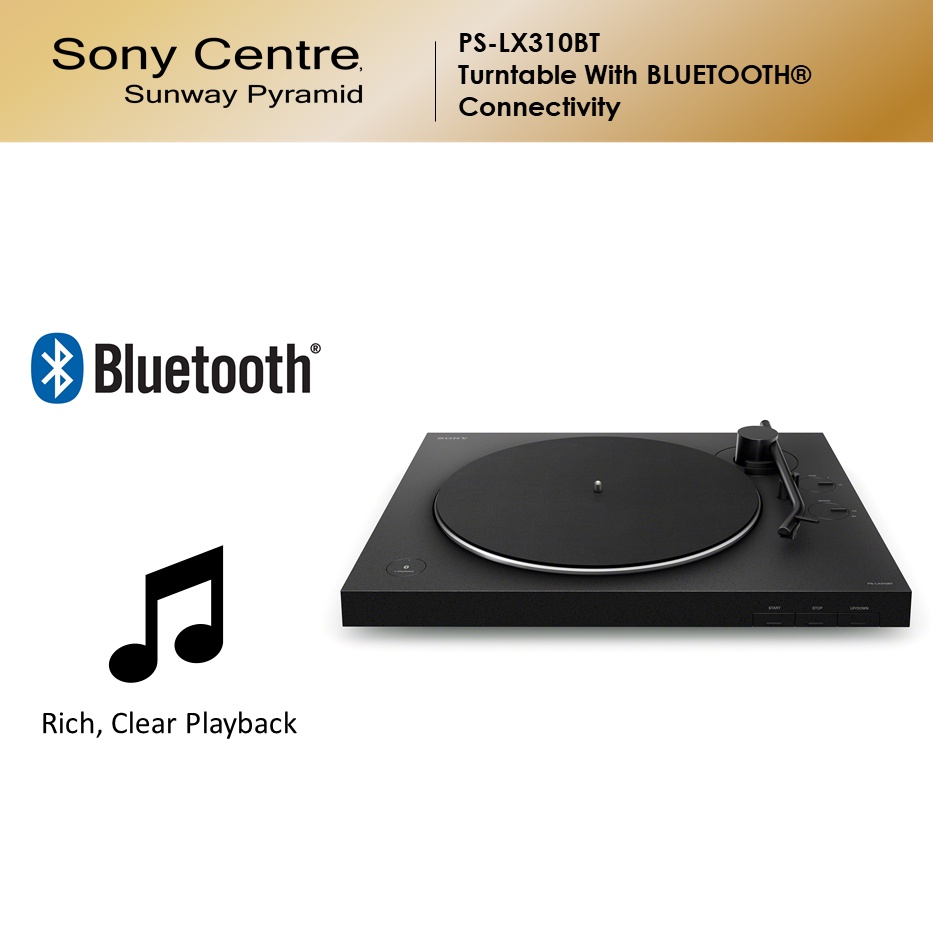 Sony PS-LX310BT Turntable with BLUETOOTH® Connectivity