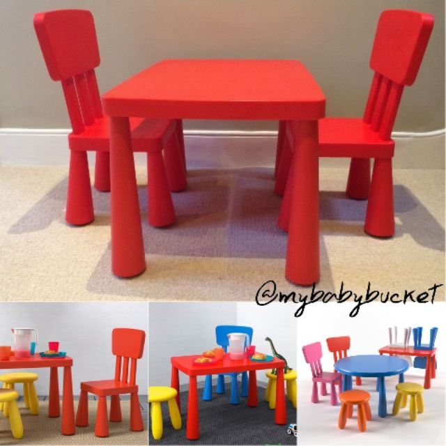 ikea mammut children's table and chairs
