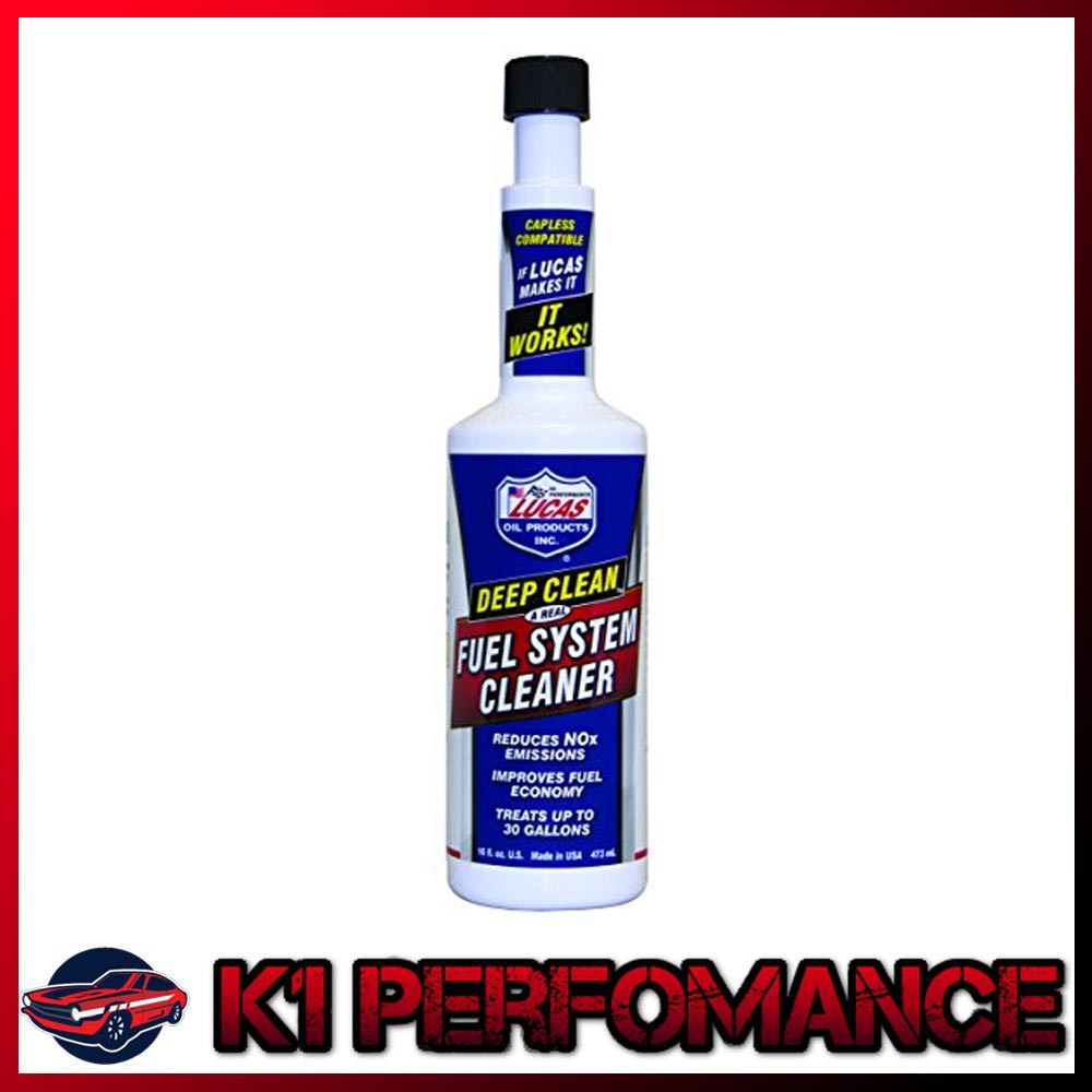 LUCAS DEEP CLEAN FUEL SYSTEM CLEANER(16OZ/473ML)