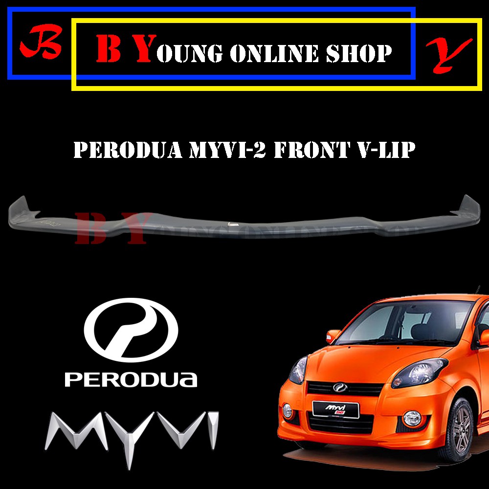 Buy Perodua Myvi Se 2 Myvi Se2 Myvi 2 Myvi 2009 Front V Lip Fiber Pu Skirt Lip Bodykit Seetracker Malaysia