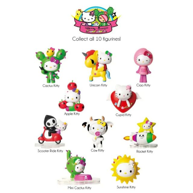 2014 Shell Select Hello Kitty X Tokidoki Full Set Of 10 Units Shopee Malaysia