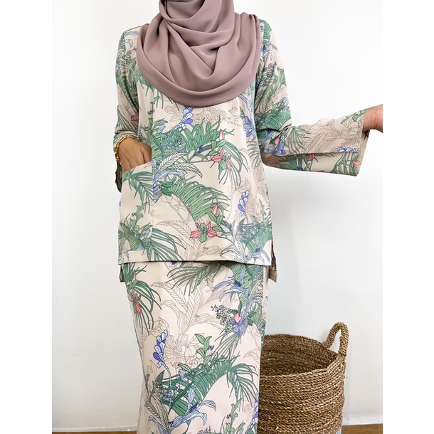 Kuntum Cream Floral-NEW