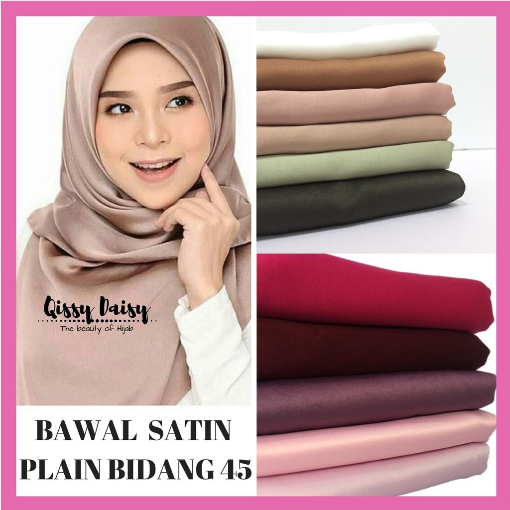 PART 1 Bawal Satin Luxe Matte | Shopee Malaysia