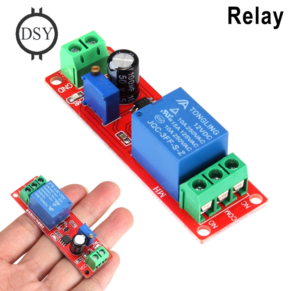 DSY♧〗DC 12V Relay Module Adjustable Delay Time Switch 0-10 ...