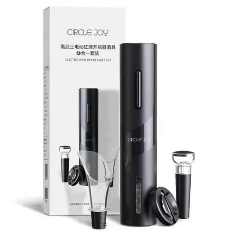 Xiaomi Circle joy Black Samurai Electric Wine Opener 4 in 1(Model:CJ-TZ07) 黑武士电动红洒开瓶器酒具4合一套裝