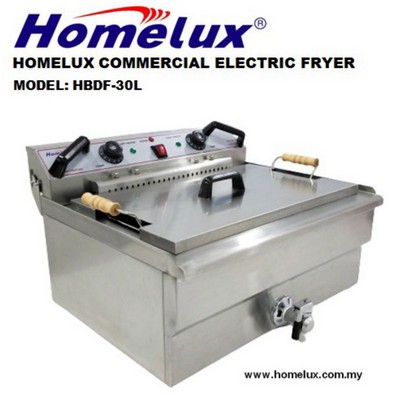 HOMELUX COMMERCIAL ELECTRIC FRYER 30 LITER (HBDF-30L)Deep Fryer Commecial Use