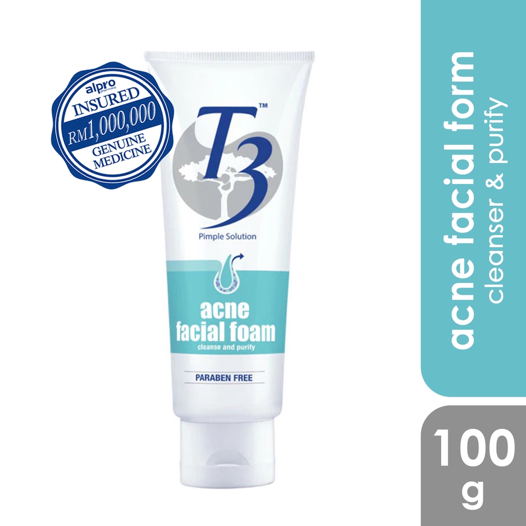 T3 Acne Facial Foam 100g