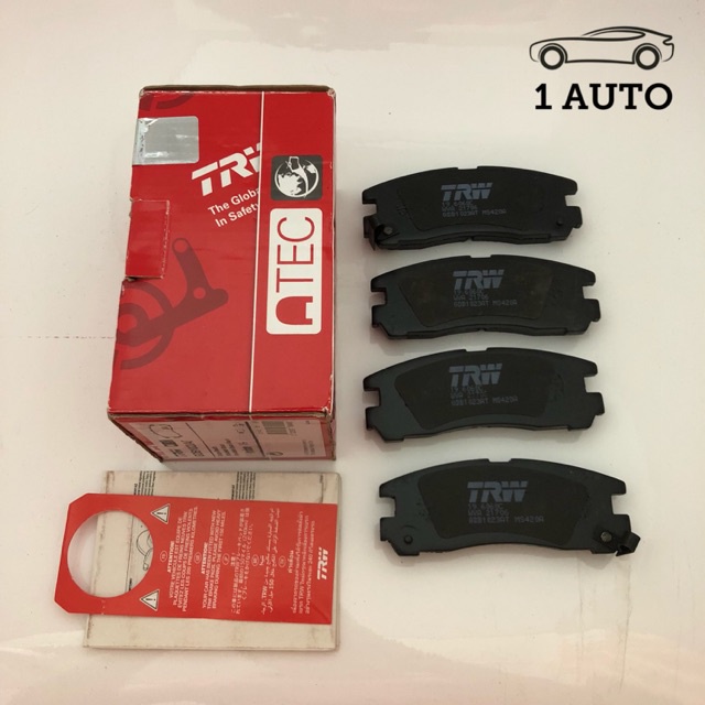 TRW BRAKE PAD for PROTON PERDANA V6 (1 SET, REAR) Shopee Malaysia