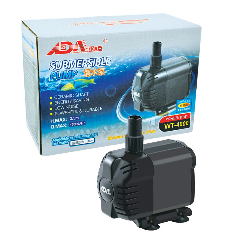 ADA Submersible And In-Line Aquarium Water Pump (WT-4000 / WT-6000 / WT-9000)