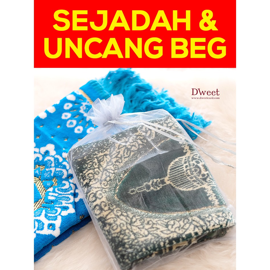 Doorgift Door Gift Kahwin Murah Borong Hadiah Kahwin Birthday Perempuan Lelaki Sejadah Travel Tebal Mini Shopee Malaysia