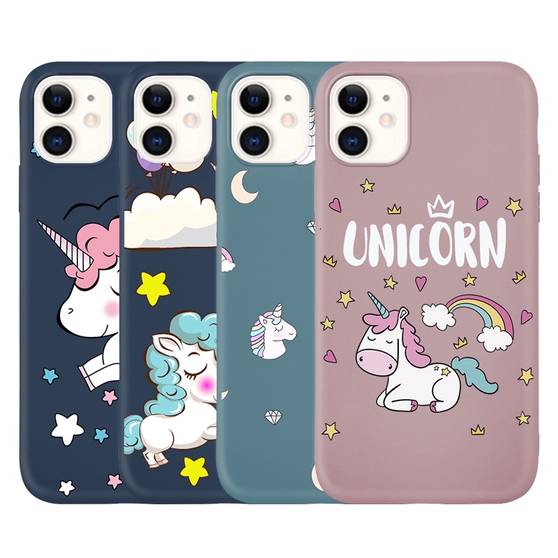 Cute Unicorn Case for iPhone 13 12 11 Pro ProMax 6 6s 7 8 6Plus 6sPlus