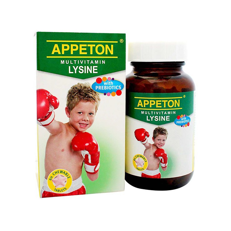 Appeton Multivitamin Lysine Prebiotics Tablet Kanak Kanak Tambah Selera Makan Kunyah 60 S Shopee Malaysia