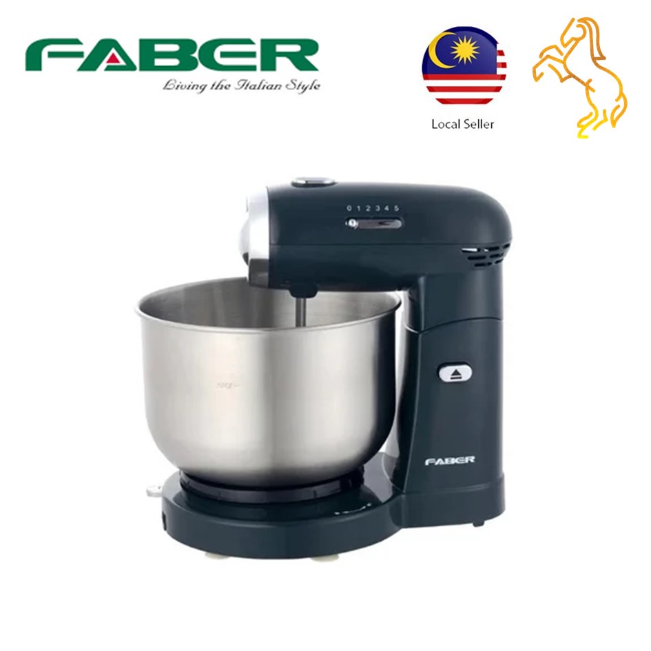 FABER Stand Mixer Hand FM 225 / FM 335 With Self Rotate Function 5 Speed Turbo Egg Beater Pengadun Tepung Kek