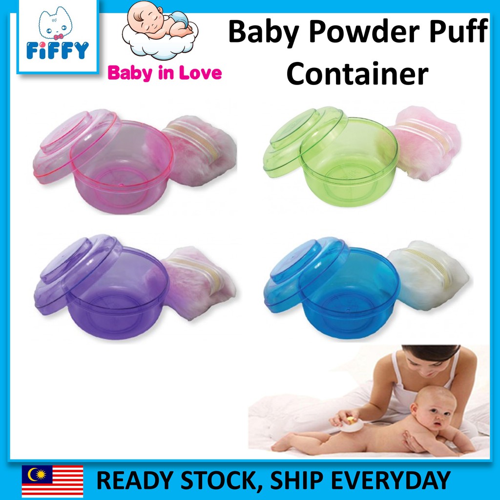 powder puff container