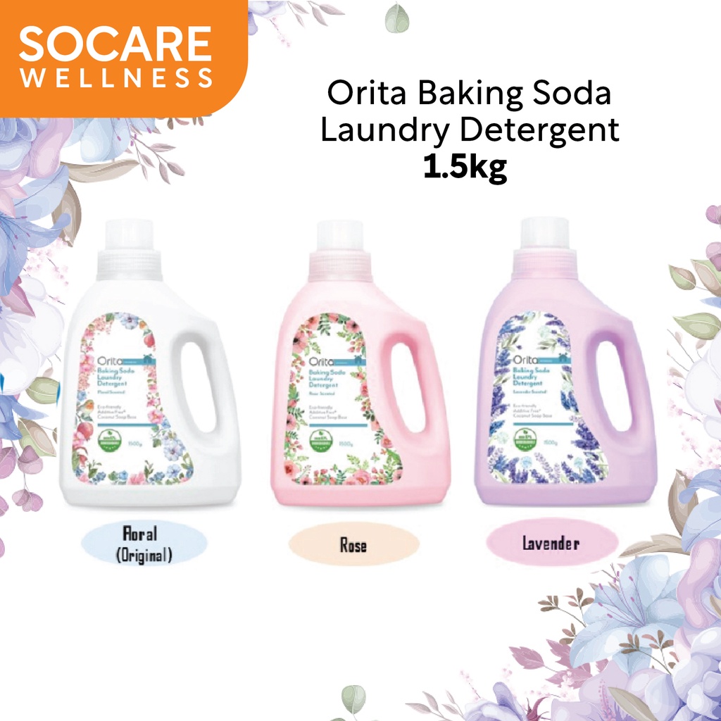 Orita Baking Soda Laundry Detergent 1500g | Shopee Malaysia