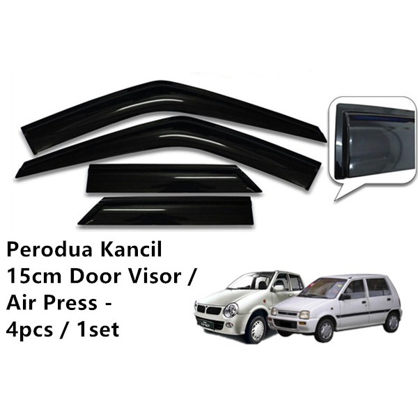 Perodua Kancil New/Old 15cm Air Press Window Door Visor 