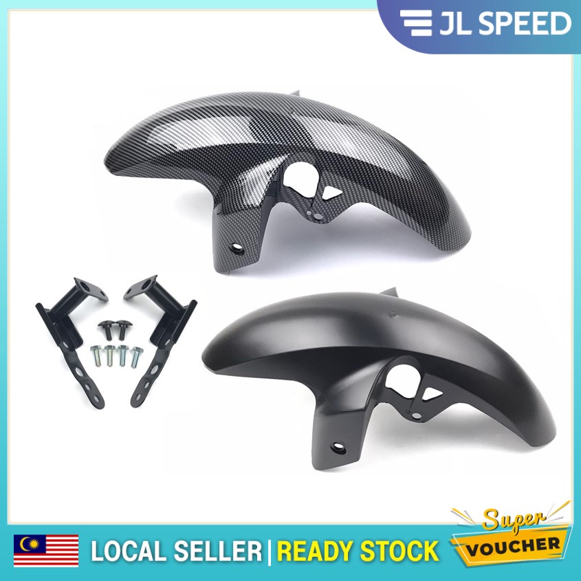 Buy Yamaha Y15 Y15zr Ysuku V2 Front Fender Y15 V2 Mudguard Depan Front Fender Bracket Set Black Carbon Seetracker Malaysia