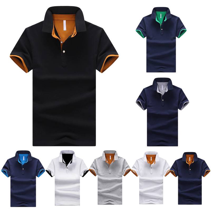 black plus size polo shirt