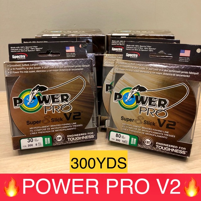 Power Pro Super 8 Slick V2 Onyx 20 lb 300 yards 