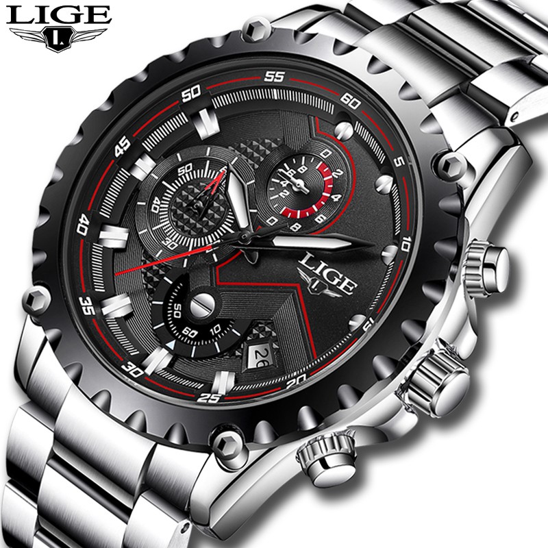 lige stainless steel watch