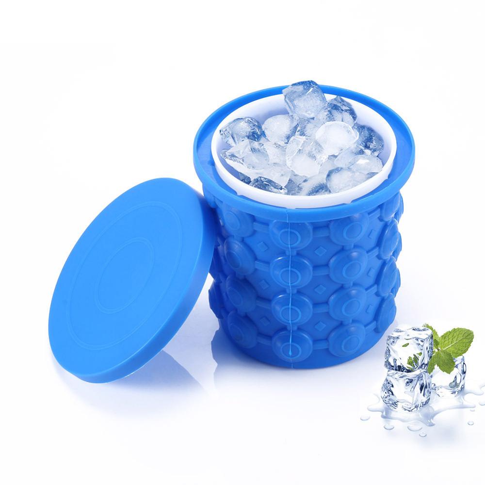 Ice Cube Maker Portable Tray Silicone Ice Cube Mold Acuan Ais Kiub Dulang Ais Kiub