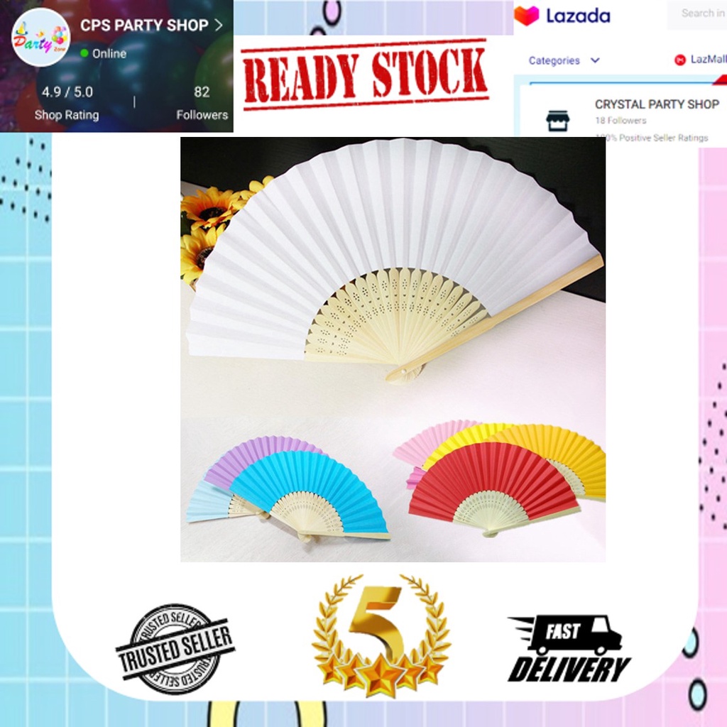 Paper Craft Fan Gift Fan Hand Fan Colouful Paper Fan Souvenirs