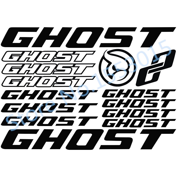 ghost stickers for bike