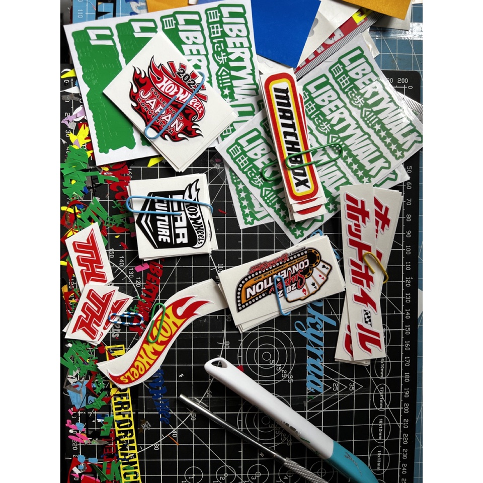 hot wheels sticker collections (printed) | Shopee Malaysia