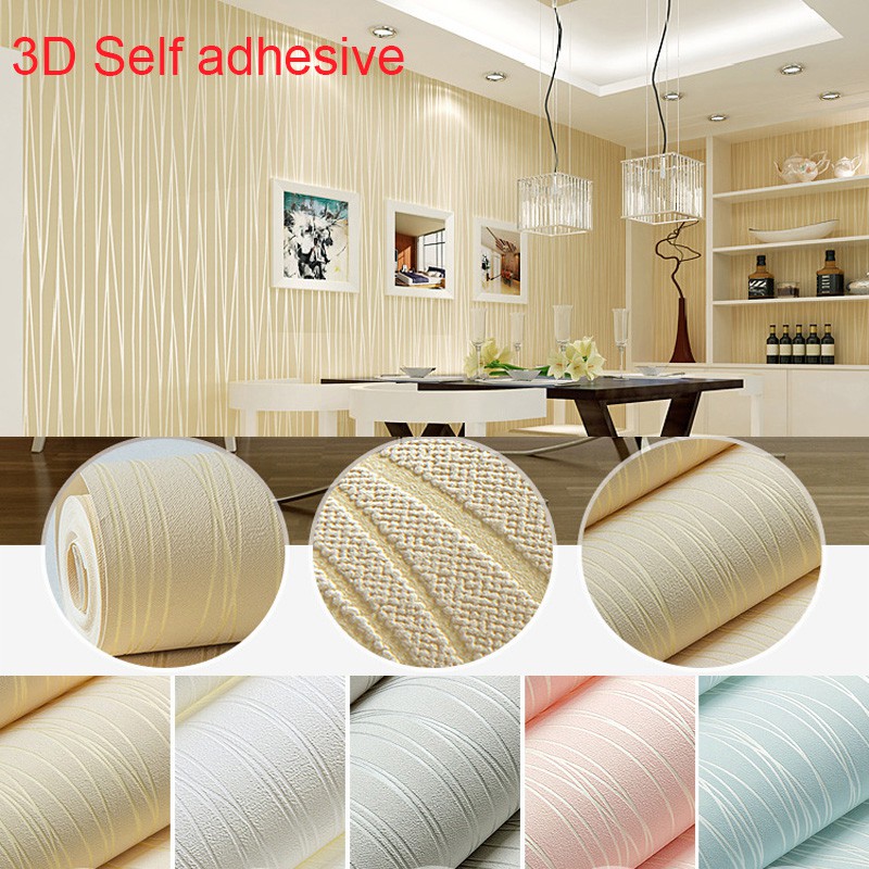 5Mx53cm 3D Self adhesive Wallpaper Sticker Safety Home ...