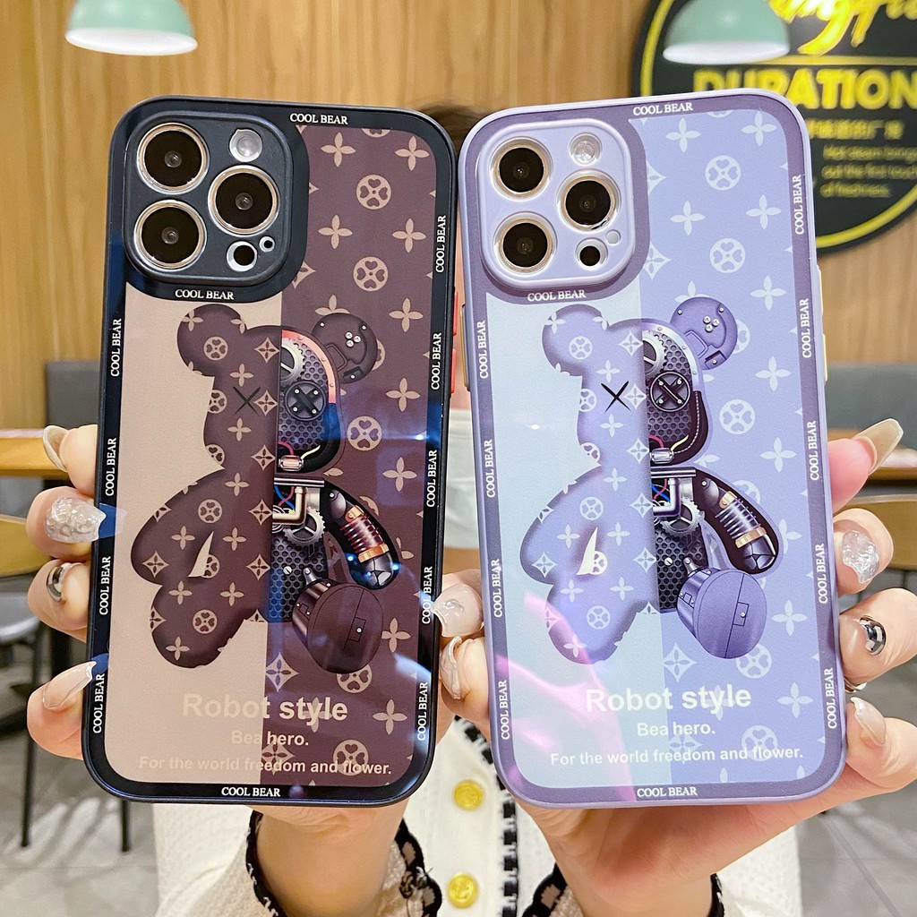 Bear brick X LV mechanical bear phone cases for iphone 13 Pro Max i13 ...