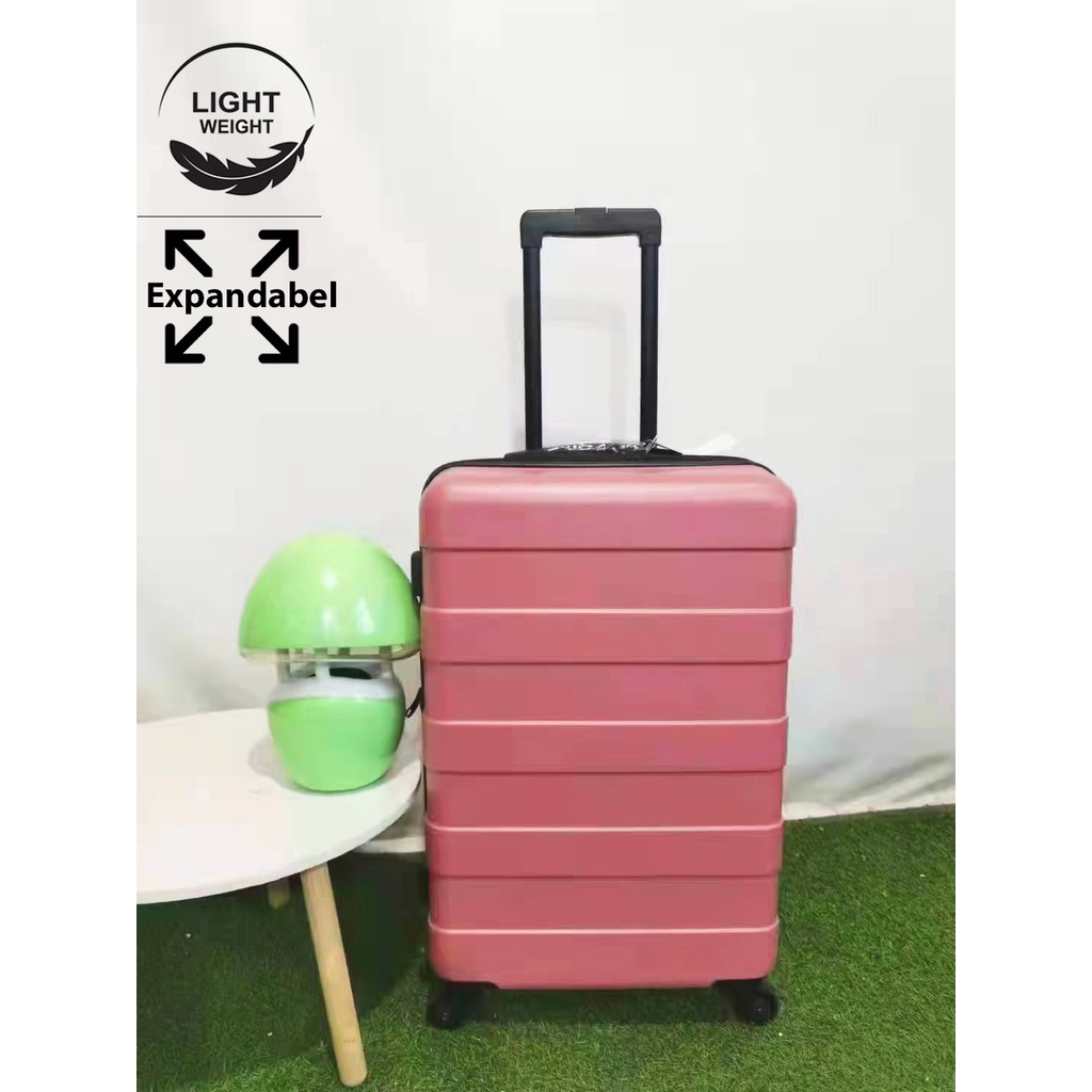 20 /24 inch Expandable Hard case luggage bag 4 Wheels Pc Suitcase +Lock Luggage 20"/24"